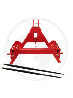 Bálaszállító villa (800kg terhelhetőséggel) 