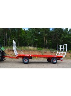   Bálaszállító pótkocsi 9tonnás Metal-Fach T014/2 INGYENES HÁZHOZ SZÁLLÍTÁSSAL!