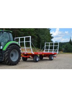   Bálaszállító pótkocsi 9tonnás Metal-Fach T014/2 INGYENES HÁZHOZ SZÁLLÍTÁSSAL!