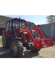   INGYEN KISZÁLLÍTVA Homlokrakodó Wol-Met (lengyel) 1,5 tonna teherbírású, joystickkal+ JÁNDÉK HÁTSÓHÍD MEREVÍTŐVEL